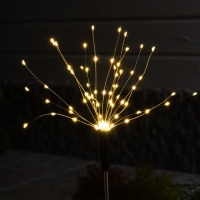 Садовый светильник на солнечной батарее &laquo;Одуванчики&raquo; 4 шт., 78 см, 320 LED, свечение тёплое белое