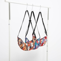 Сумка молодёжная на молнии, цвет разноцветный/розовый Сумка молодёжная на молнии, цвет разноцветный/розовый