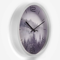 Часы настенные, серия: Интерьер, "Лес", плавный ход, d-30.5 см
