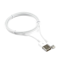 Кабель Cablexpert CC-USB-AP2MWP, Lightning - USB, 1 м, белый
