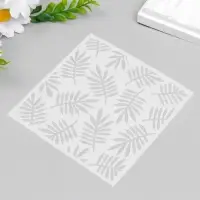 Трафарет пластик "Листья" 13х13 см