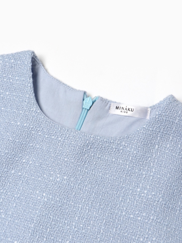 Платье для девочки MINAKU: PartyDress, голубое, рост 146 см