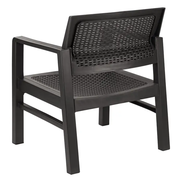 Кресло садовое &laquo;Ротанг&raquo;, пластик, 58&times;62.5&times;75 см, мокко