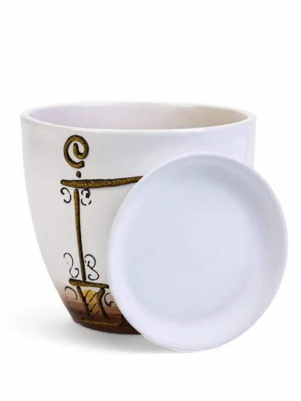 Горшок цветочный поддоном  2,5 л,  керамика, Вечер (М)