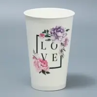 Стакан для цветов &laquo;Рамка&raquo;, 350 мл