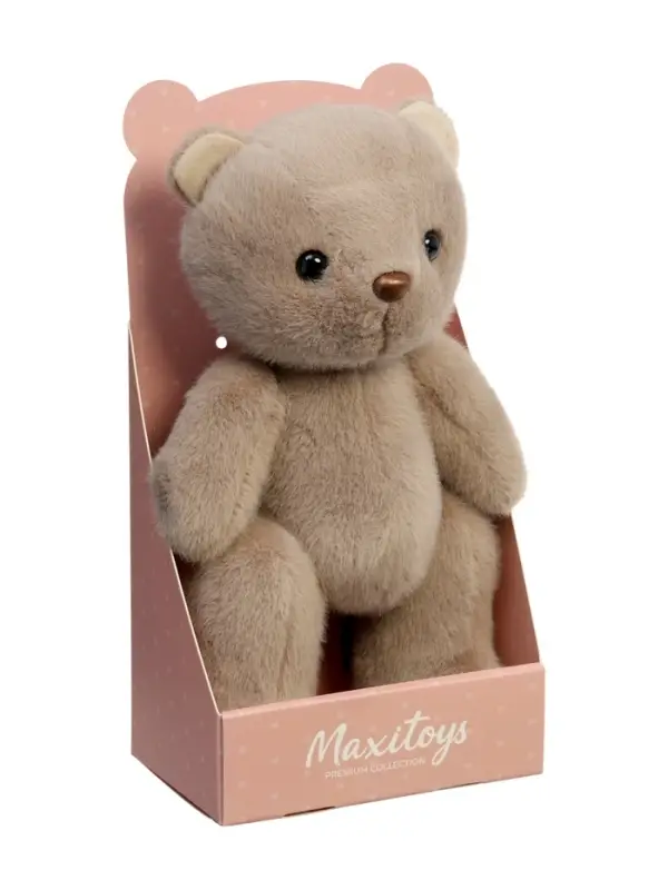 Мягкая игрушка "Мишка", коричневый, 20 см MT-250404-20