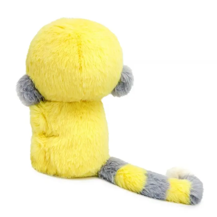 Мягкая игрушка "Эйка на 2 браслетах", желтый, 20 см LRta-031