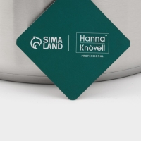 Ковш 6,3 л, d=24, h=14 см, с крышкой, толщина стенки 0,8 мм, индукция, две ручки Ковш 6,3 л, d=24, h=14 см, с крышкой, толщина стенки 0,8 мм, индукция, две ручки