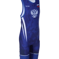 Трико борцовское FIGHT EMPIRE, WT500B, синее, размер 160 Трико борцовское FIGHT EMPIRE, WT500B, синее, размер 160