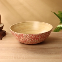 Миска 25х25х8 см +/-1 см, бамбук