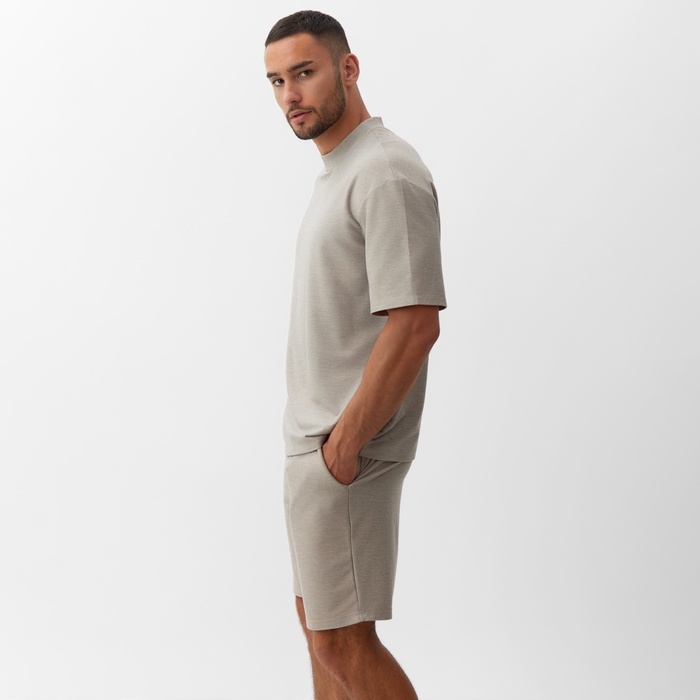 Футболка мужская MINAKU REGULAR: цвет серый, размер 46 Футболка мужская MINAKU REGULAR: цвет серый, размер 46