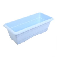 Ящик для цветов, 48 &times; 22 &times; 17 см, 10 л, голубой