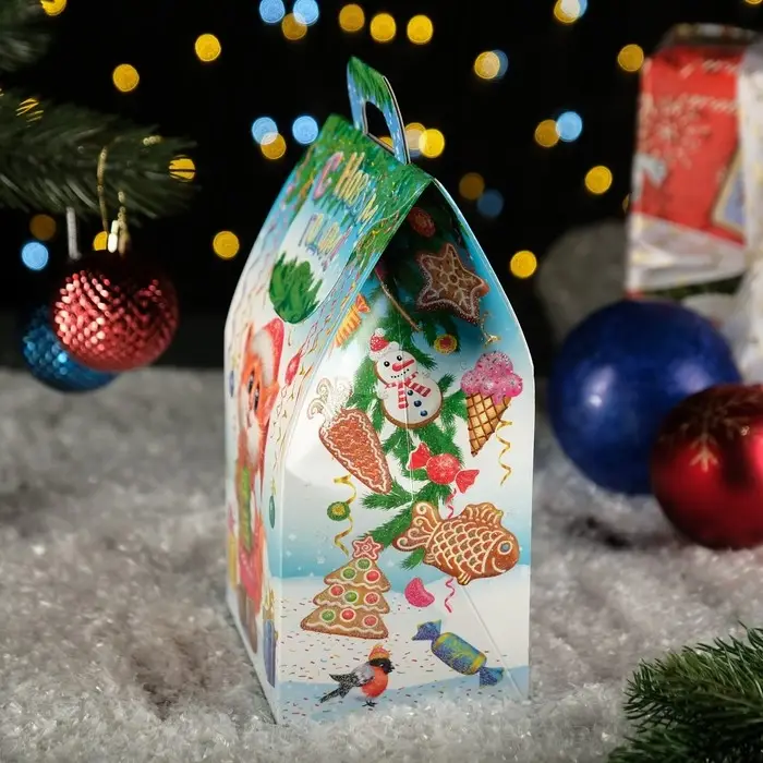 Подарочная коробка "Заяц - Кот", 20&times;10&times;6 см