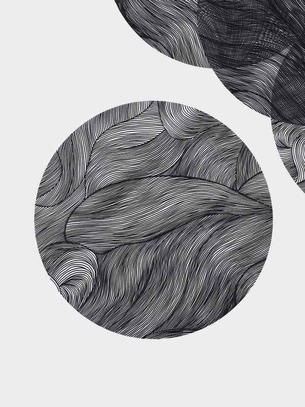 Набор салфеток сервировочных на стол Доляна &laquo;Матера&raquo;, 4 шт, 38&times;38 см, чёрный