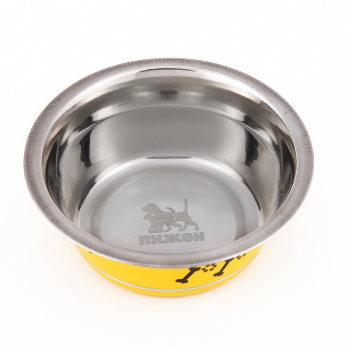 Миска цветная стандарт 350 мл, жёлтая