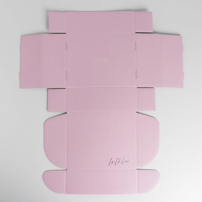 Коробка подарочная двухсторонняя складная, упаковка, &laquo;Мрамор&raquo;, 27 х 21 х 9 см