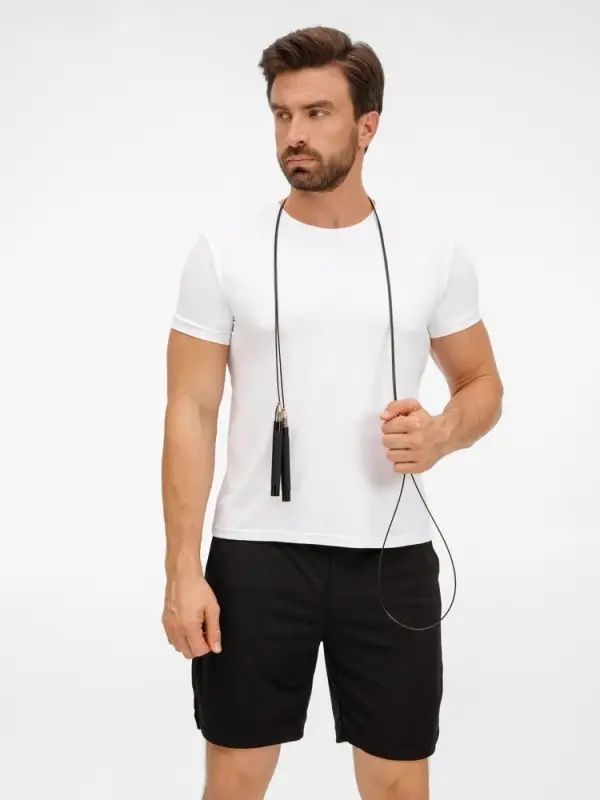 Скоростная скакалка Profi Comfi, черная