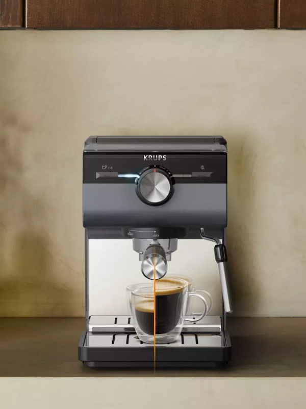 Рожковая кофеварка Authentic+ XP384G10, серый