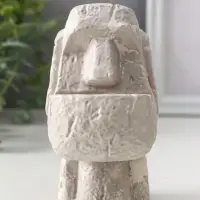 Подсвечник для тонкой свечи &laquo;Истукан&raquo;, 12.5&times;7&times;8 см, под камень