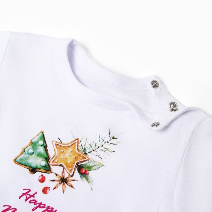 Пижама детская MINAKU Пижама детская MINAKU "Winter", цвет белый, рост 68-74 см