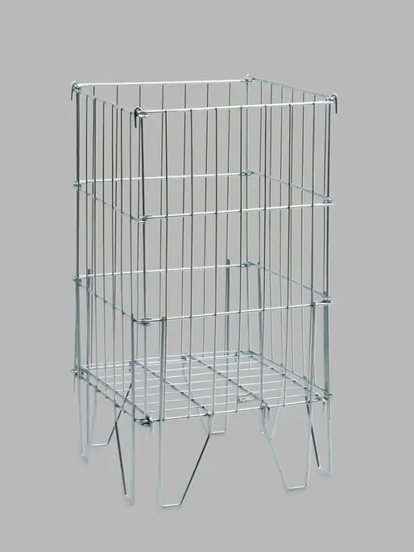 Корзина для распродаж 40х40х75 см , цвет хром