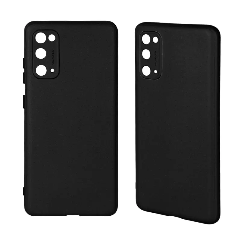Чехол Samsung S20 TPU матовый черный