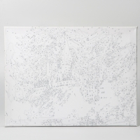 Картина по номерам с подрамником и гирляндой &laquo;Замок&raquo;, 30 х 40 см