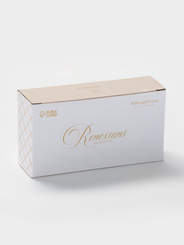 Салфетница WY Renessans, 14&times;3.5&times;7.5 см, фарфор, белая