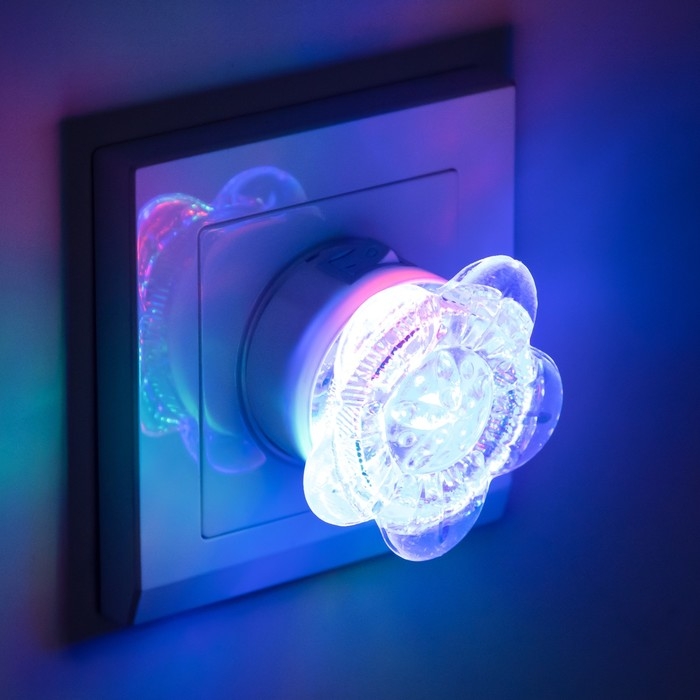 Ночник Ночник "Роза", 5,5х5,5х6 см RISALUX