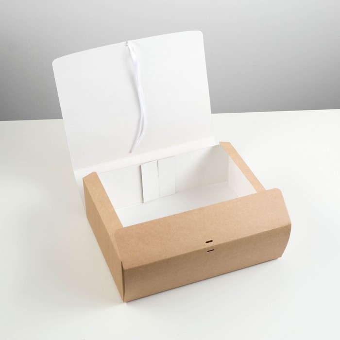 Коробка складная, крафт, 27 х 21 х 9 см Коробка складная, крафт, 27 х 21 х 9 см