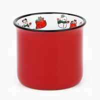 Кружка новогодняя керамическая &laquo;С Новым годом!&raquo;, 450 мл, цвет белый