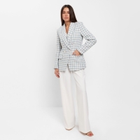 Пиджак твидовый двубортный MIST р. 46, голубой Пиджак твидовый двубортный MIST р. 46, голубой