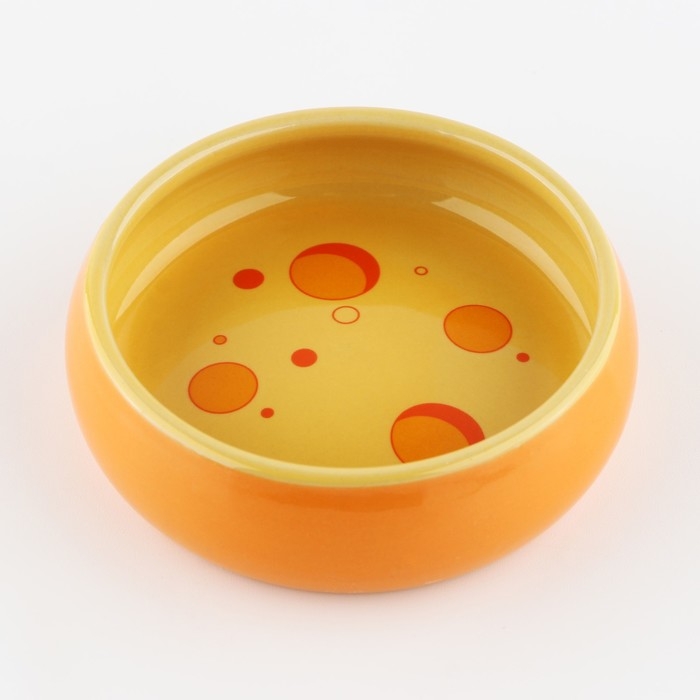 Миска керамическая для грызунов &laquo;Сырный день&raquo;, 80 мл