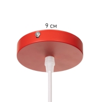 Светильник Ronald 1х40Вт Е27 пр-1м алый 36х36х15см