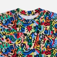 Футболка из бифлекса Morfiss с полной запечаткой на заказ, размер XL/XXL