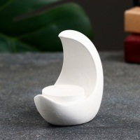 Подсвечник "Месяц 3D" перламутр, 10х10х6см Подсвечник "Месяц 3D" перламутр, 10х10х6см