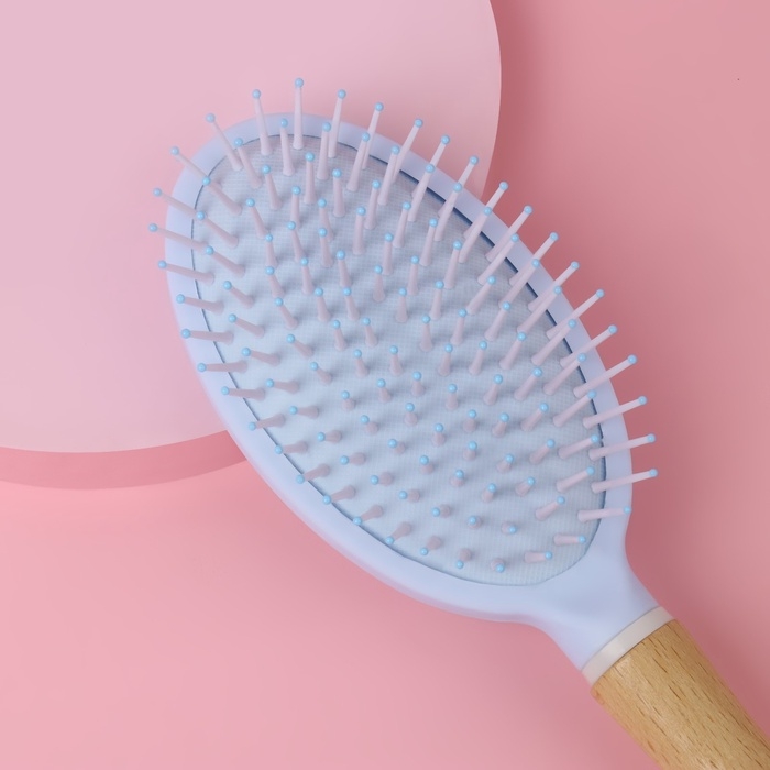 Расчёска массажная, 7 × 24 см, цвет МИКС Расчёска массажная, 7 × 24 см, цвет МИКС