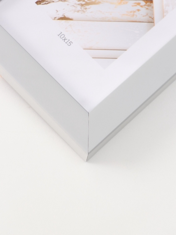 Фоторамка пластик "МИРАМ" 10х15 св. серый