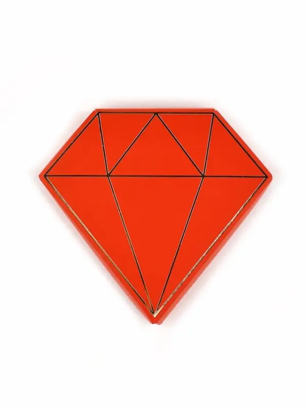 Коробка подарочная под бижутерию &laquo;Красная, тиснение&raquo;, 10 х 9 х 3.5 см