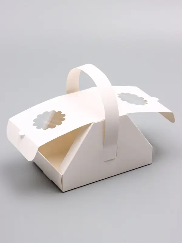 Коробка под рулет с ручкой, 17&times;11&times;11 см Кондитерская упаковка