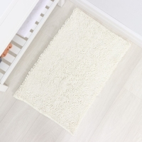 Коврик для дома LaDо́m, букли, плотность 1400 г, 50&times;80 см, цвет белый