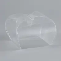 Складная прозрачная коробка из PVC, для упаковки подарков, 4.5&times;4.5&times;4.5 см