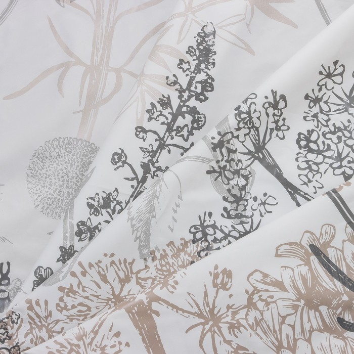 Штора для ванной Доляна &laquo;Силуэт&raquo;, 180&times;180 см, EVA, с люверсами