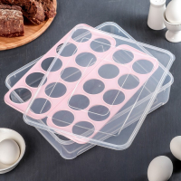 Контейнер для хранения яиц Доляна, 20 ячеек, 27,5&times;22&times;7 см, цвет МИКС