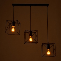 Светильник "Квадрат" 3хЕ27 40Вт 50х15х15-104 см