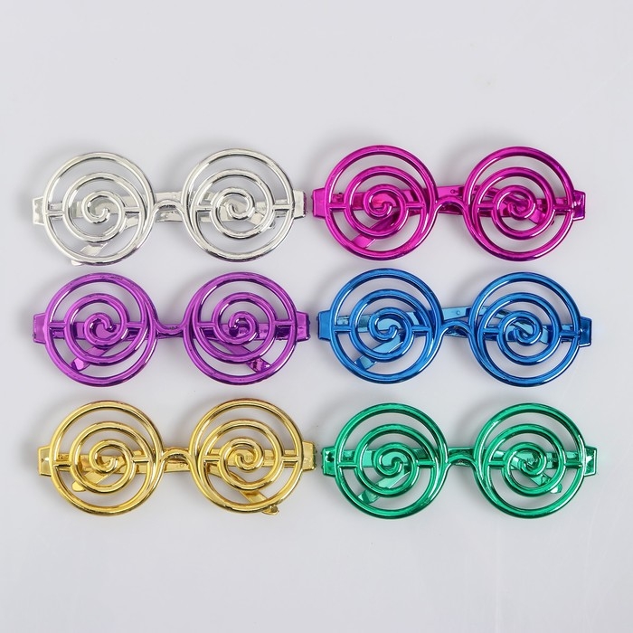 Карнавальные очки &laquo;Гипноз&raquo;, цвета МИКС