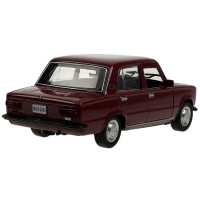 Машинка металлическая &laquo;ВАЗ-2101&raquo;, ретро - модель &laquo;Копейка&raquo;, открываются двери, багажник, инерция, 12 см, фиолетовый