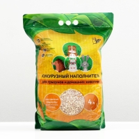 Наполнитель кукурузный "Золотой кот", гранулированный, 4 л Наполнитель кукурузный "Золотой кот", гранулированный, 4 л