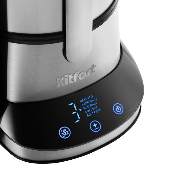 Соковыжималка Kitfort КТ-1112, центробежная, 1000 Вт, 16000 об/мин, серебристая Соковыжималка Kitfort КТ-1112, центробежная, 1000 Вт, 16000 об/мин, серебристая