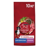 Сухой корм Purinа One medium/maxi для взрослых собак ягненок/рис, 10 кг Сухой корм Purinа One medium/maxi для взрослых собак ягненок/рис, 10 кг